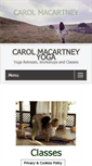 Mobile Screenshot of carolmacartneyyoga.co.uk